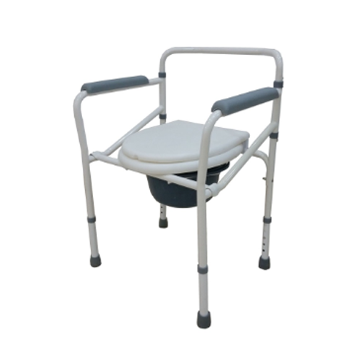 FZK-4098铁质�坐便椅（喷白漆款）